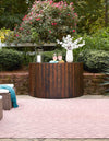 Garden Lattice Charm Collection Area Rug -  Pergola (Pink) Square Pink  lifestyle 24