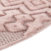 Garden Lattice Charm Collection Area Rug -  Pergola (Pink) Round Pink  lifestyle 42
