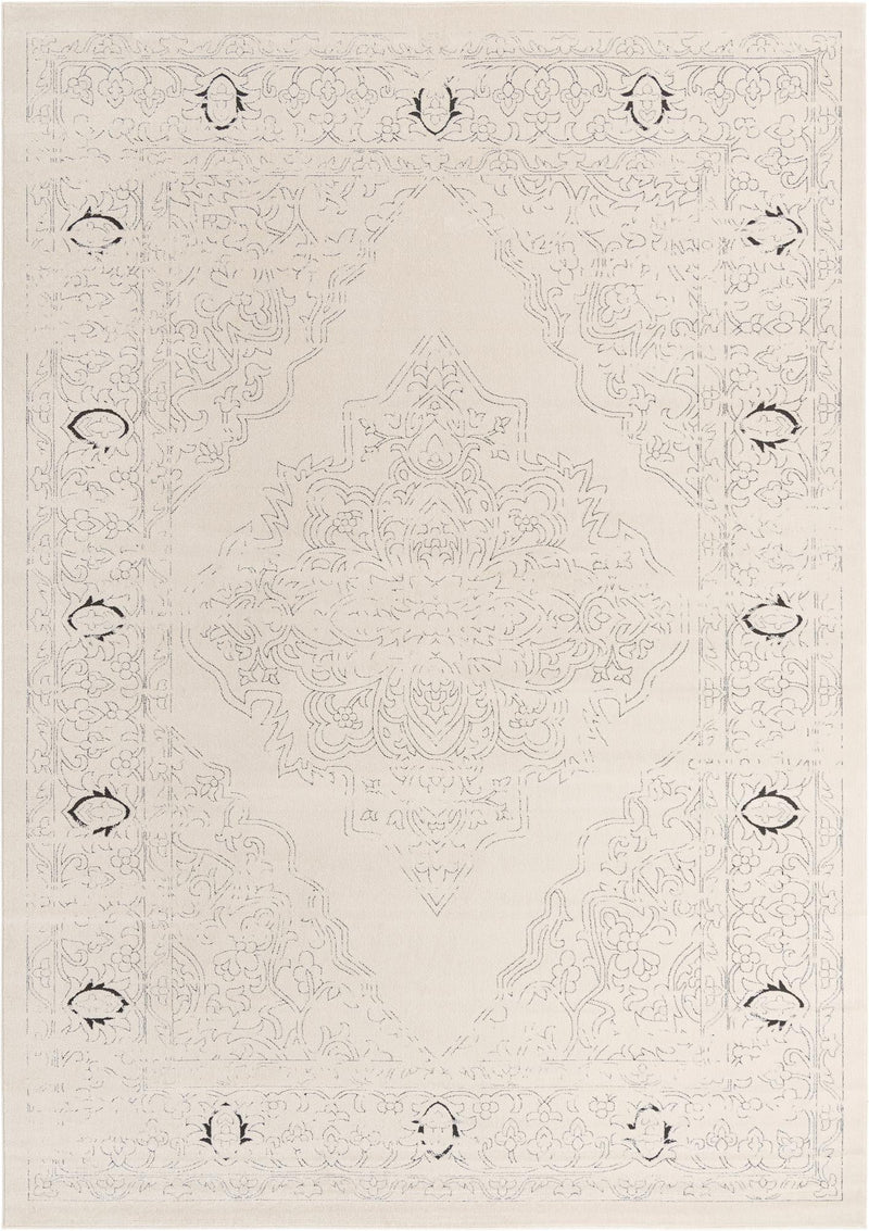 Savannah Soiree Collection Area Rug - Serengeti (White) Rectangle White  lifestyle 2