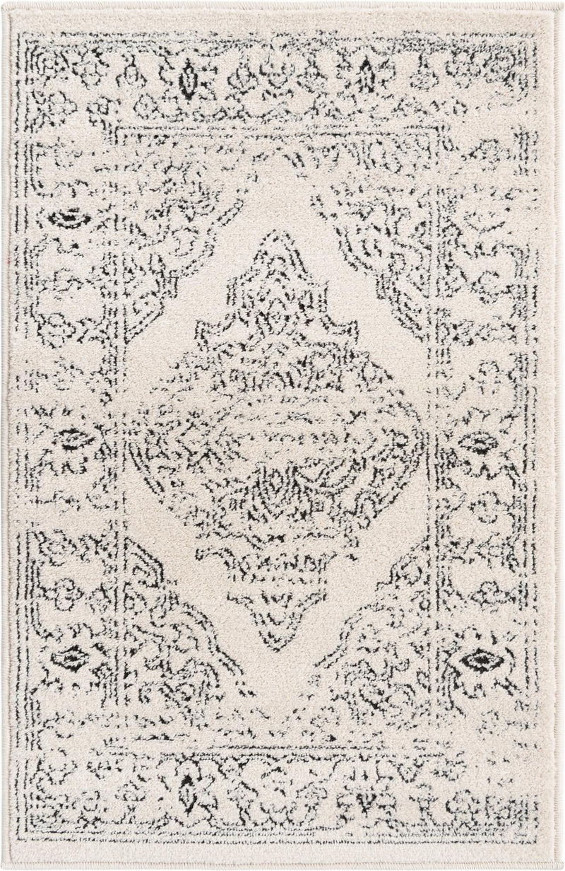 Savannah Soiree Collection Area Rug - Serengeti (White) Rectangle White Main