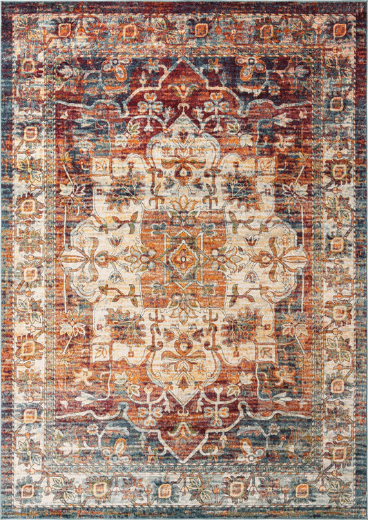 Savannah Soiree Collection Area Rug -  Everglade (Multi) Rectangle Multi  lifestyle 2