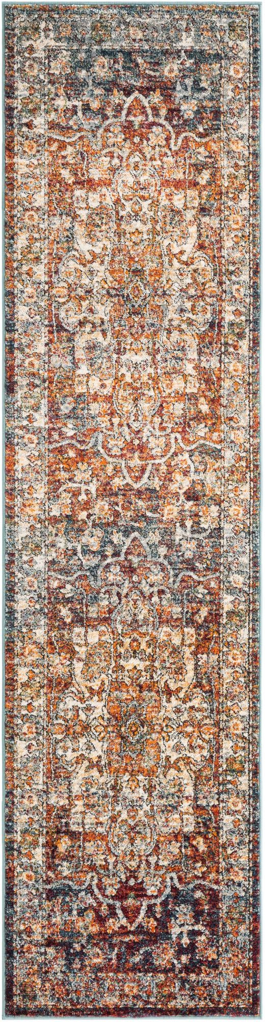 Savannah Soiree Collection Area Rug -  Everglade (Multi) Runner Multi  lifestyle 49