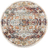 Savannah Soiree Collection Area Rug -  Everglade (Ivory) Round Ivory  lifestyle 15