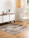 Savannah Soiree Collection Area Rug -  Everglade (Ivory) Square Ivory  lifestyle 26
