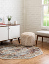 Savannah Soiree Collection Area Rug -  Everglade (Ivory) Octagon Ivory  lifestyle 28