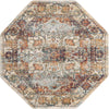 Savannah Soiree Collection Area Rug -  Everglade (Ivory) Octagon Ivory  lifestyle 18