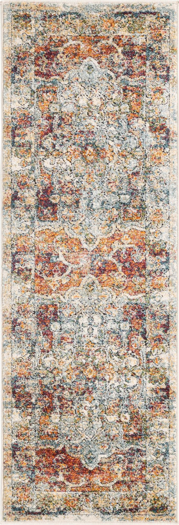 Savannah Soiree Collection Area Rug -  Everglade (Ivory) Runner Ivory  lifestyle 19