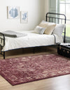 Savannah Soiree Collection Area Rug -  Everglade (Purple) Rectangle Purple  lifestyle 3