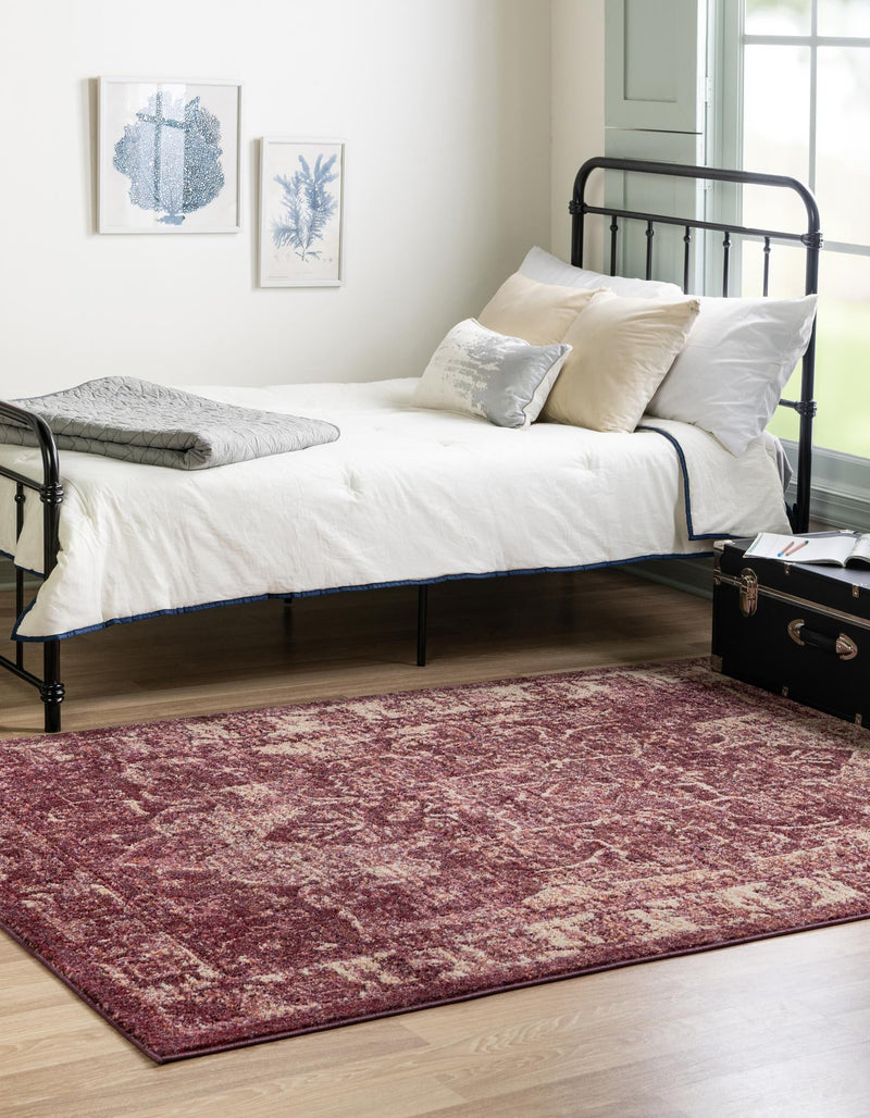 Savannah Soiree Collection Area Rug -  Everglade (Purple) Rectangle Purple  lifestyle 3