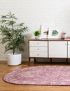 Savannah Soiree Collection Area Rug -  Everglade (Purple) Oval Purple  lifestyle 21