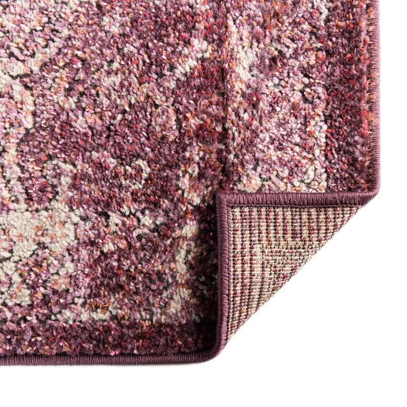 Savannah Soiree Collection Area Rug -  Everglade (Purple) Octagon Purple  lifestyle 48