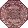 Savannah Soiree Collection Area Rug -  Everglade (Purple) Octagon Purple  lifestyle 12
