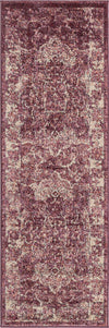Savannah Soiree Collection Area Rug -  Everglade (Purple) Runner Purple  lifestyle 13