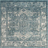 Savannah Soiree Collection Area Rug -  Everglade (Blue) Square Blue  lifestyle 17