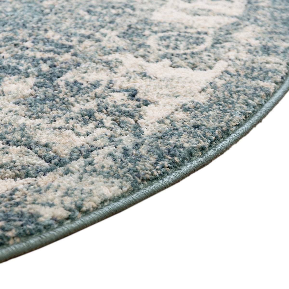 Savannah Soiree Collection Area Rug -  Everglade (Blue) Oval Blue  lifestyle 37