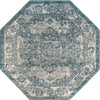 Savannah Soiree Collection Area Rug -  Everglade (Blue) Octagon Blue  lifestyle 19
