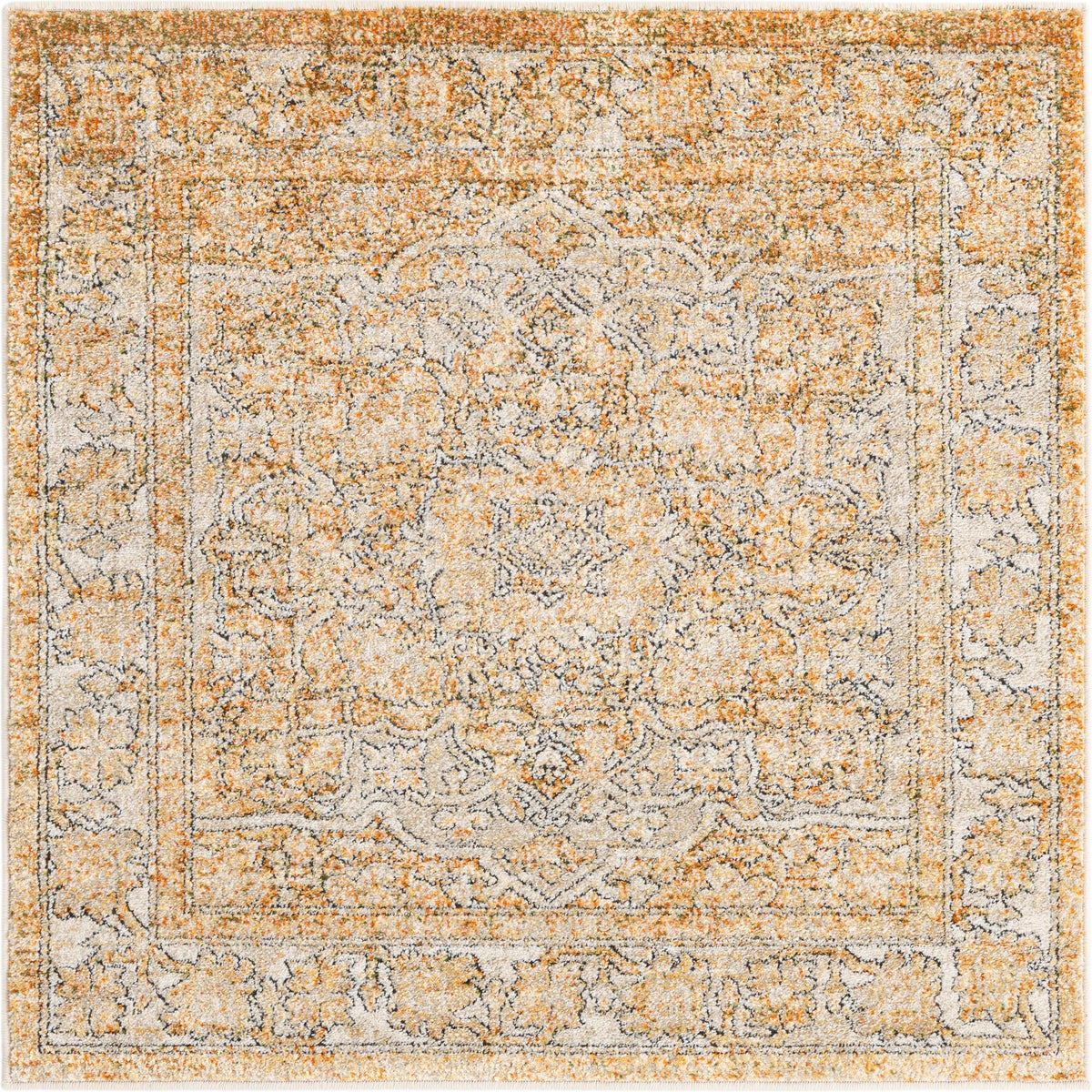 Savannah Soiree Collection Area Rug -  Everglade (Beige) Square Beige  lifestyle 13