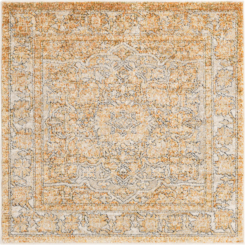 Savannah Soiree Collection Area Rug -  Everglade (Beige) Square Beige  lifestyle 13