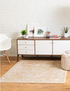 Savannah Soiree Collection Area Rug -  Everglade (Beige) Square Beige  lifestyle 18