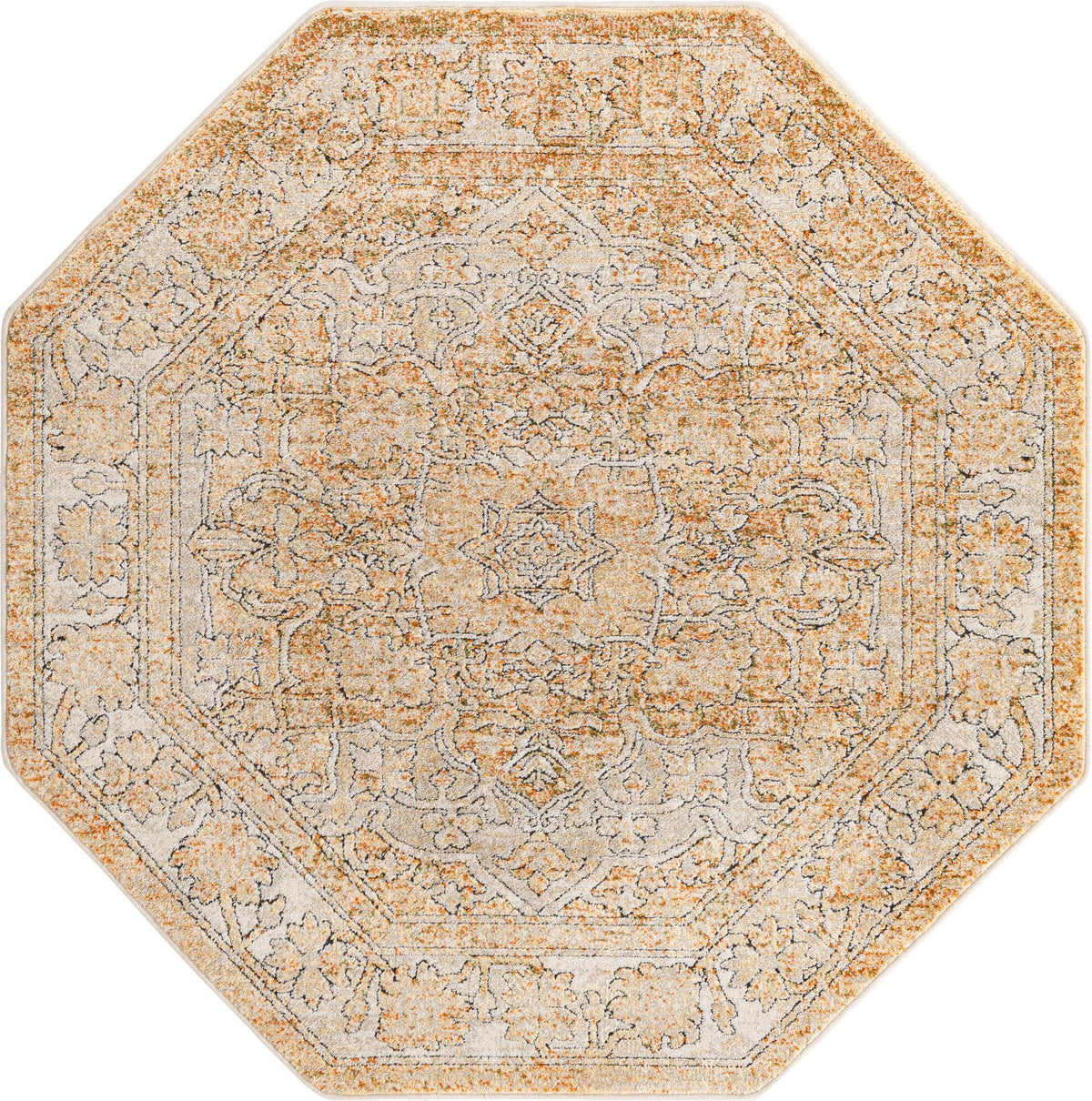 Savannah Soiree Collection Area Rug -  Everglade (Beige) Octagon Beige  lifestyle 15