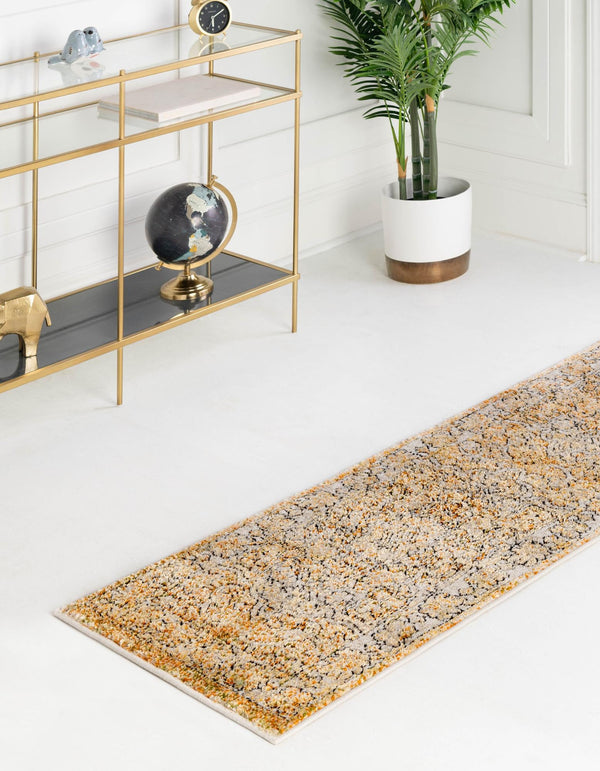 Savannah Soiree Collection Area Rug -  Everglade (Beige) Runner Beige  lifestyle 26