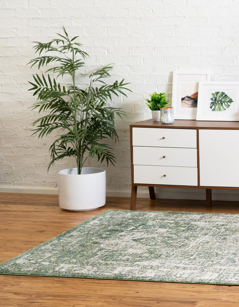 Savannah Soiree Collection Area Rug -  Everglade (Green) Rectangle Green  lifestyle 3