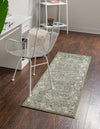 Savannah Soiree Collection Area Rug -  Everglade (Green) Runner Green  lifestyle 24