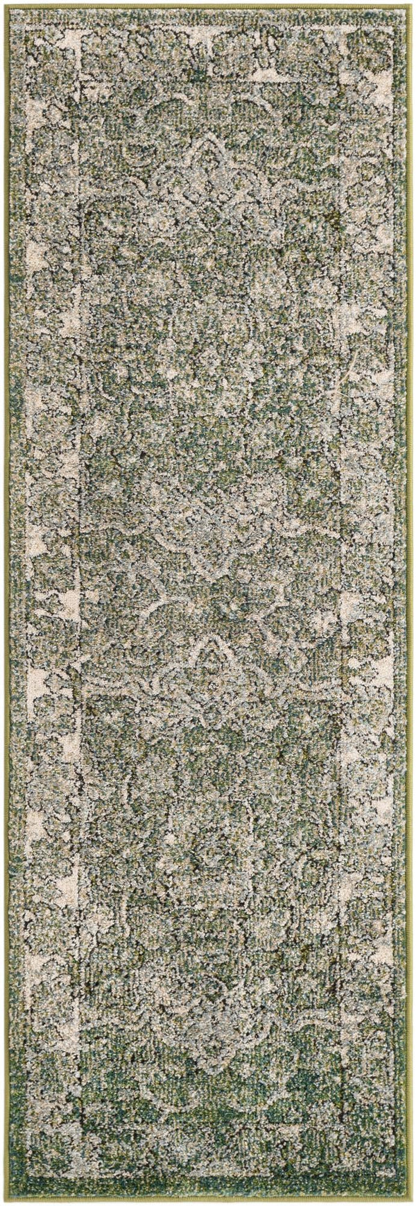 Savannah Soiree Collection Area Rug -  Everglade (Green) Runner Green  lifestyle 19