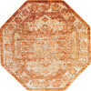 Savannah Soiree Collection Area Rug -  Everglade (Rust Red) Octagon Rust Red  lifestyle 17