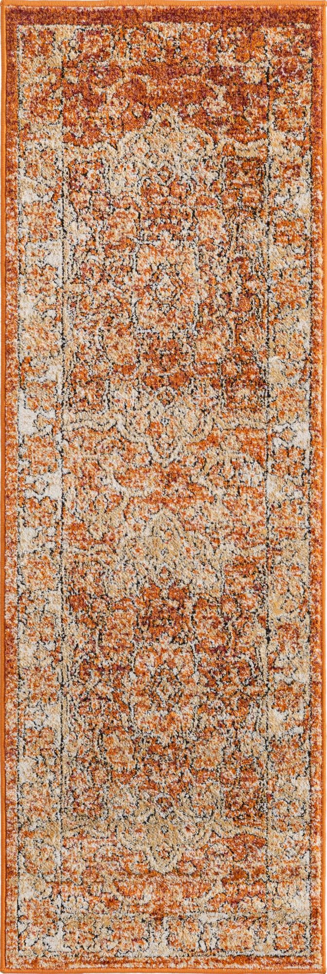 Savannah Soiree Collection Area Rug -  Everglade (Rust Red) Runner Rust Red  lifestyle 18