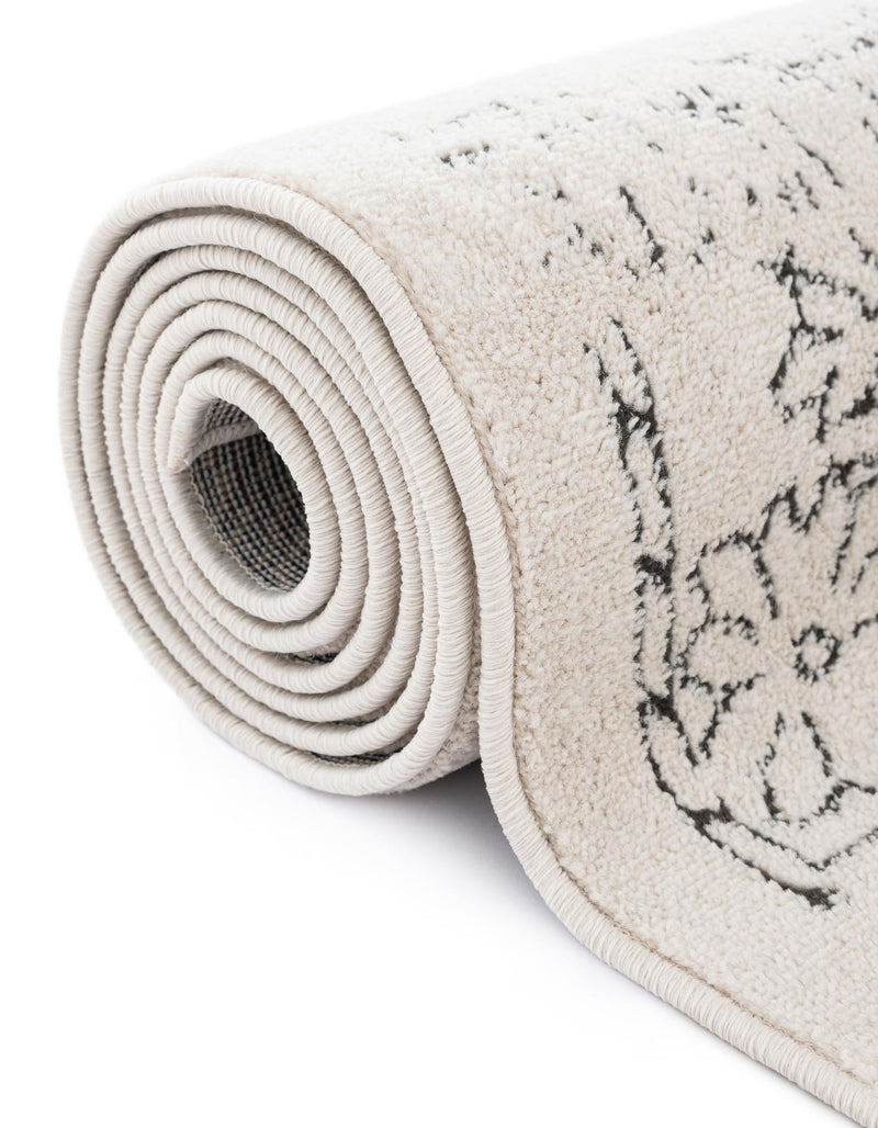 Savannah Soiree Collection Area Rug -  Everglade (White) Rectangle White  lifestyle 12