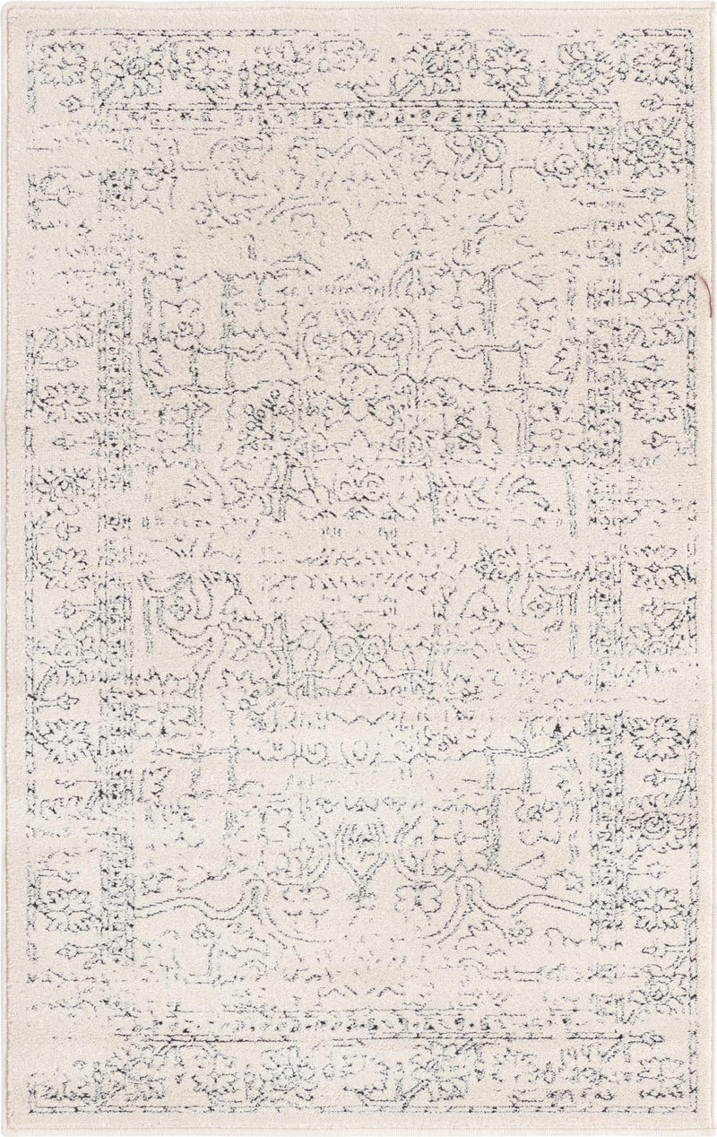 Savannah Soiree Collection Area Rug -  Everglade (White) Rectangle White  lifestyle 3