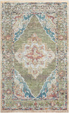 Savannah Soiree Collection Area Rug - Serengeti (Green) Rectangle Green  lifestyle 2
