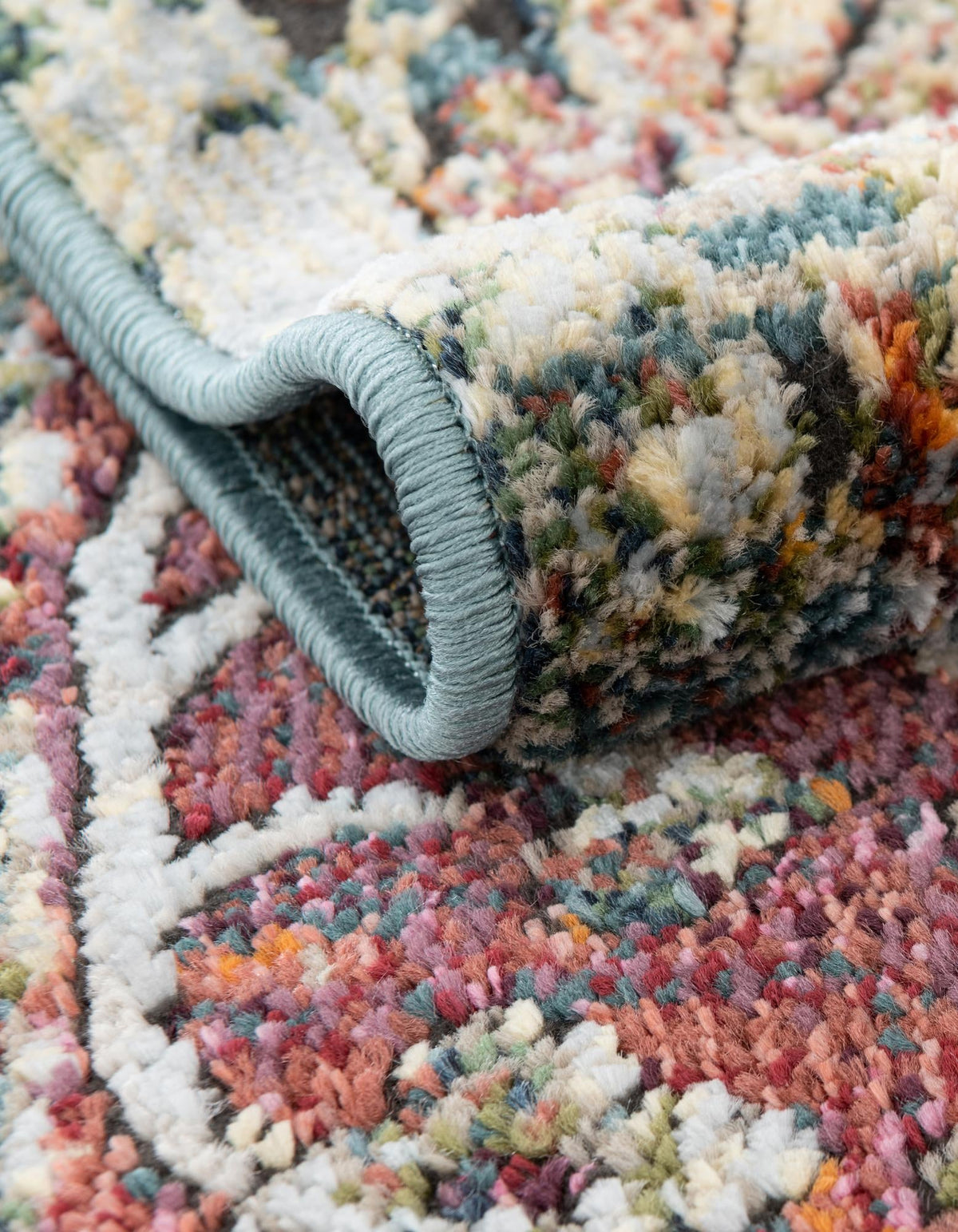 Savannah Soiree Collection Area Rug - Serengeti (Rust Red) Rectangle Rust Red  lifestyle 5