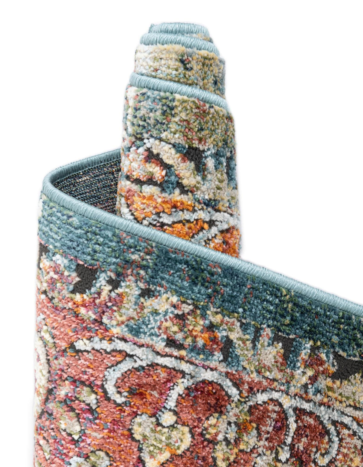 Savannah Soiree Collection Area Rug - Serengeti (Rust Red) Rectangle Rust Red  lifestyle 10
