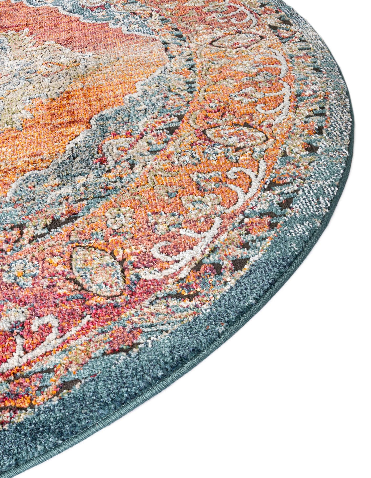 Savannah Soiree Collection Area Rug - Serengeti (Rust Red) Oval Rust Red  lifestyle 41