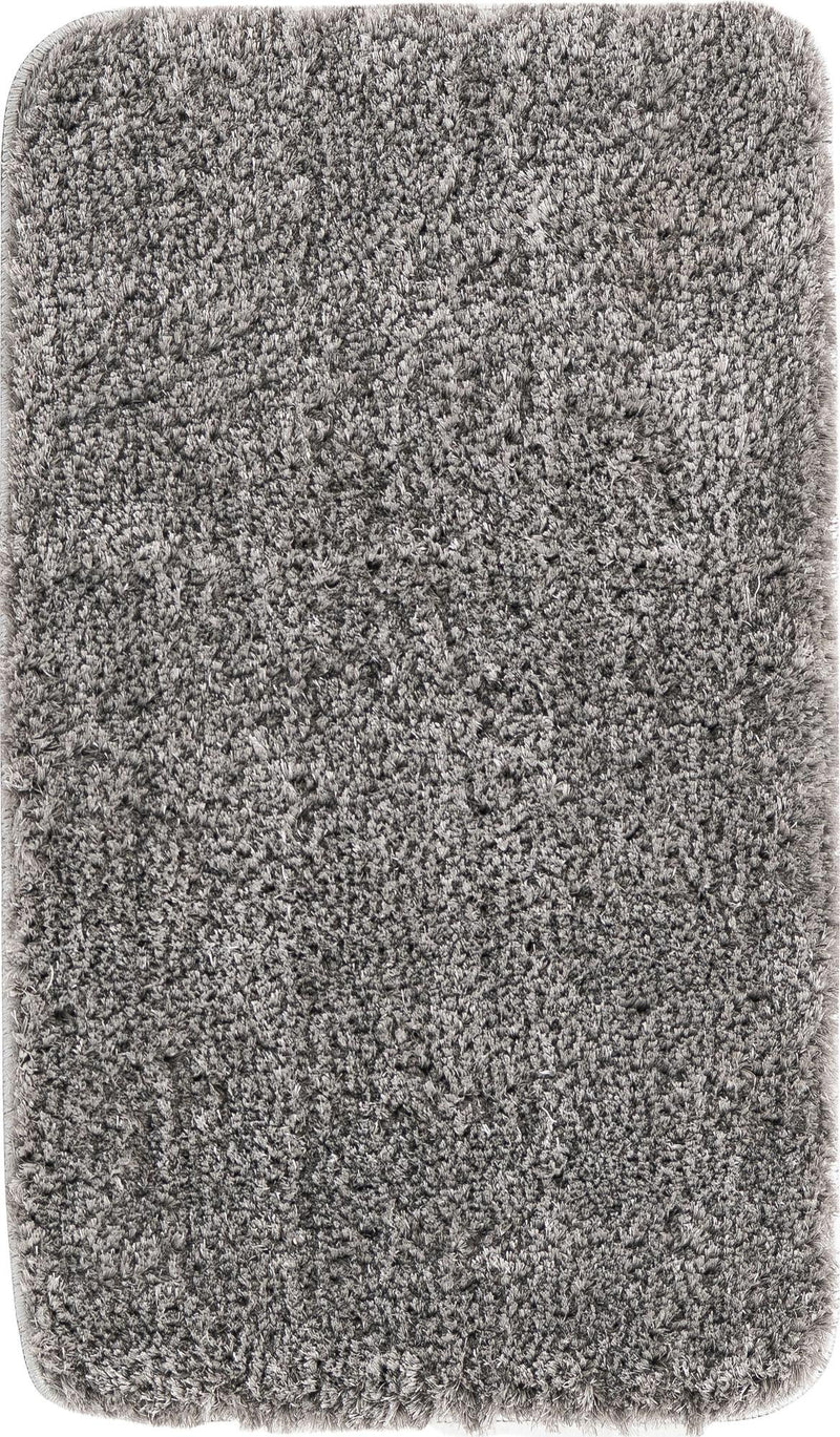 Aqua Bliss Bath Mat Collection Bath Mat - Tranquility Rectangle Pewter Gray  lifestyle 3