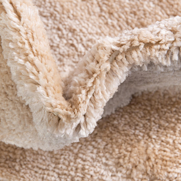 Cozy Home Spa Mats Collection Area Rug - Serenity Rectangle Sandy Beige  lifestyle 53