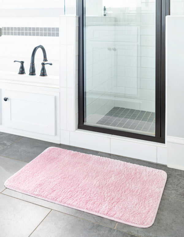 Cozy Home Spa Mats Collection Area Rug - Serenity Rectangle Baby Pink  lifestyle 17