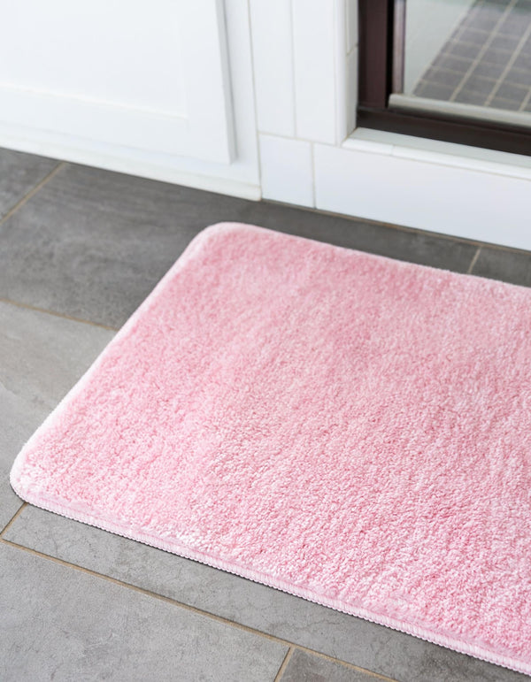 Cozy Home Spa Mats Collection Area Rug - Serenity Rectangle Baby Pink  lifestyle 27
