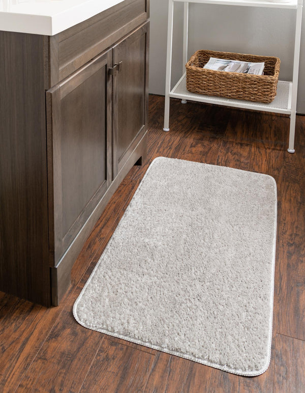 Cozy Home Spa Mats Collection Area Rug - Serenity Rectangle Silver  lifestyle 7