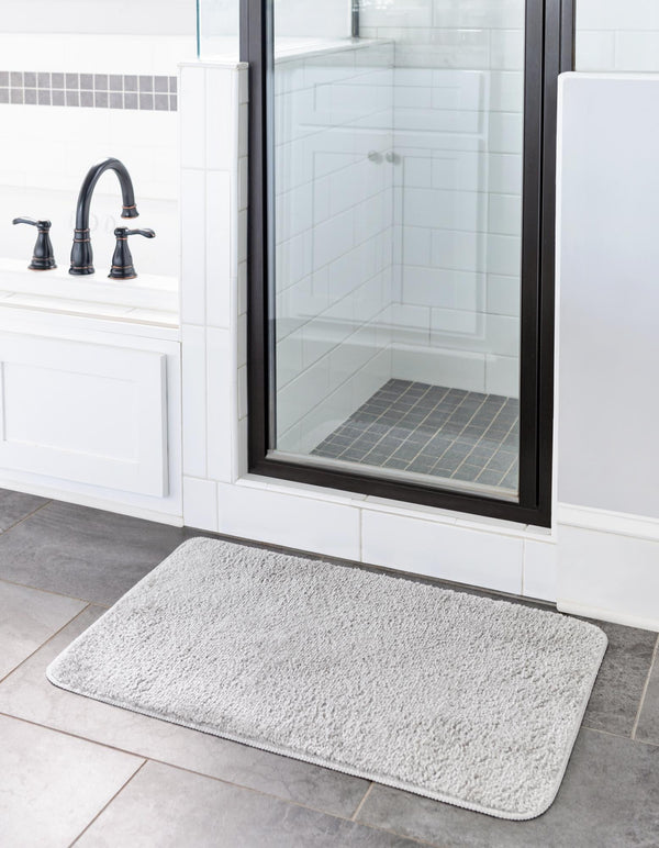 Cozy Home Spa Mats Collection Area Rug - Serenity Rectangle Silver  lifestyle 18