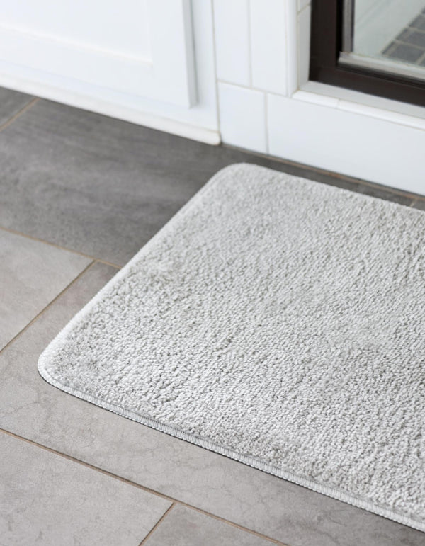 Cozy Home Spa Mats Collection Area Rug - Serenity Rectangle Silver  lifestyle 28