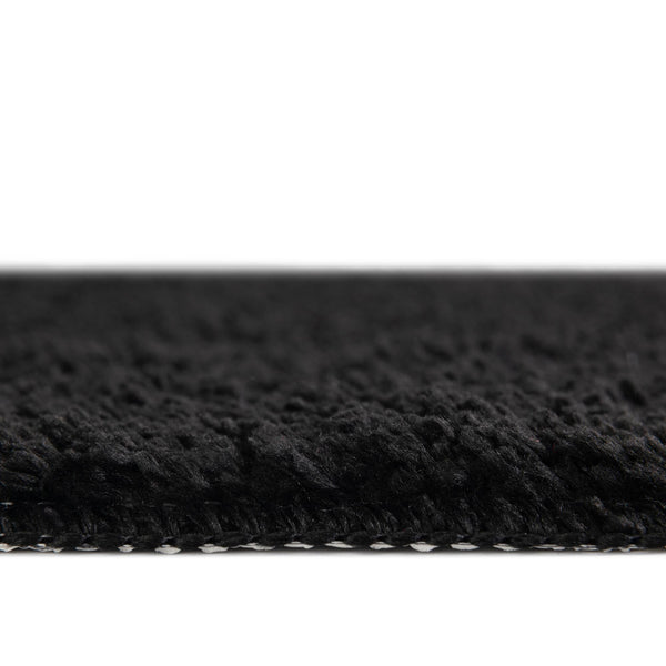 Cozy Home Spa Mats Collection Area Rug - Serenity Rectangle Midnight Black  lifestyle 34