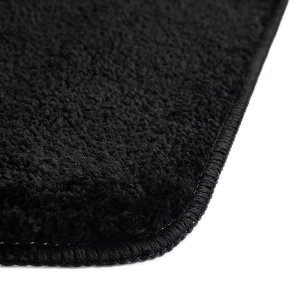 Cozy Home Spa Mats Collection Area Rug - Serenity Rectangle Midnight Black  lifestyle 49