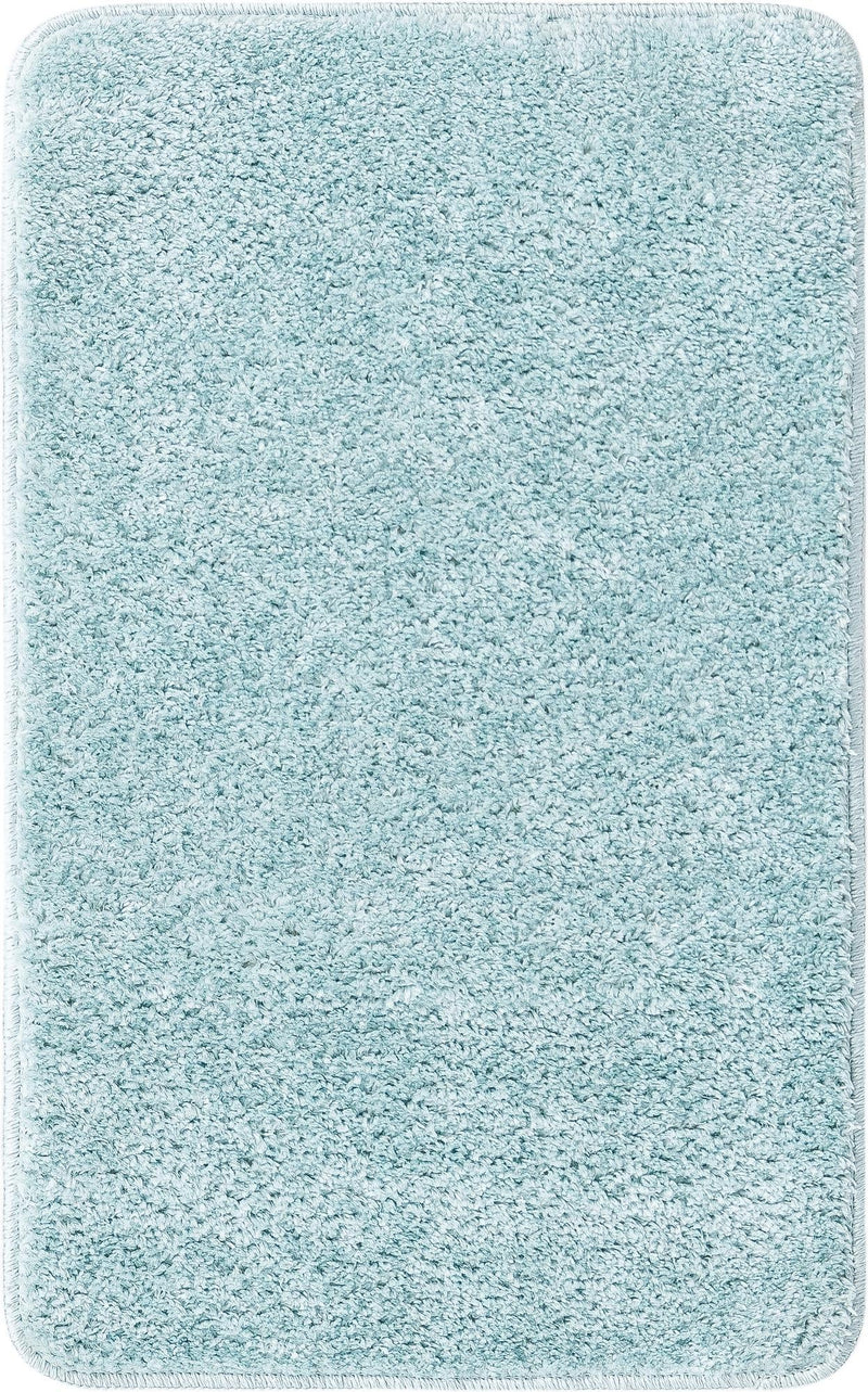 Cozy Home Spa Mats Collection Bath Mat - Serenity Rectangle Powder Blue  lifestyle 9