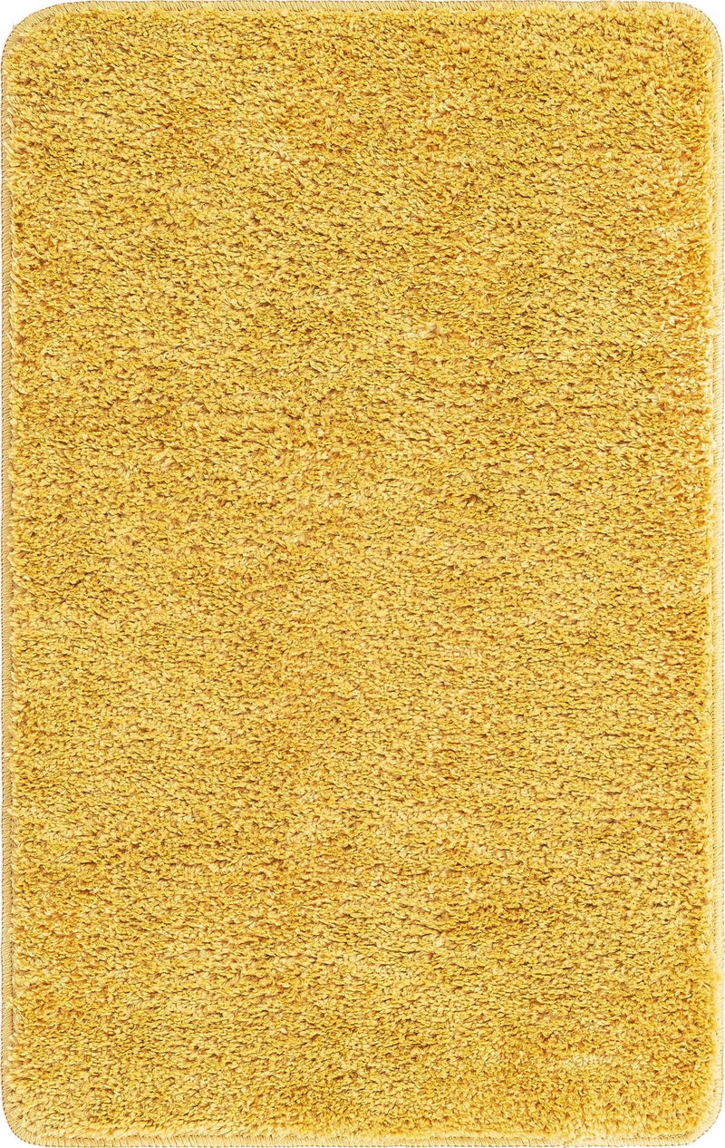 Cozy Home Spa Mats Collection Bath Mat - Serenity Rectangle Mustard Yellow  lifestyle 11