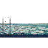 Oceanview Gardens Collection Area Rug - Marina Rectangle Navy Blue  lifestyle 7