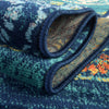 Oceanview Gardens Collection Area Rug - Marina Rectangle Navy Blue  lifestyle 20