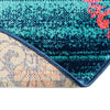 Oceanview Gardens Collection Area Rug - Marina Round Navy Blue  lifestyle 73